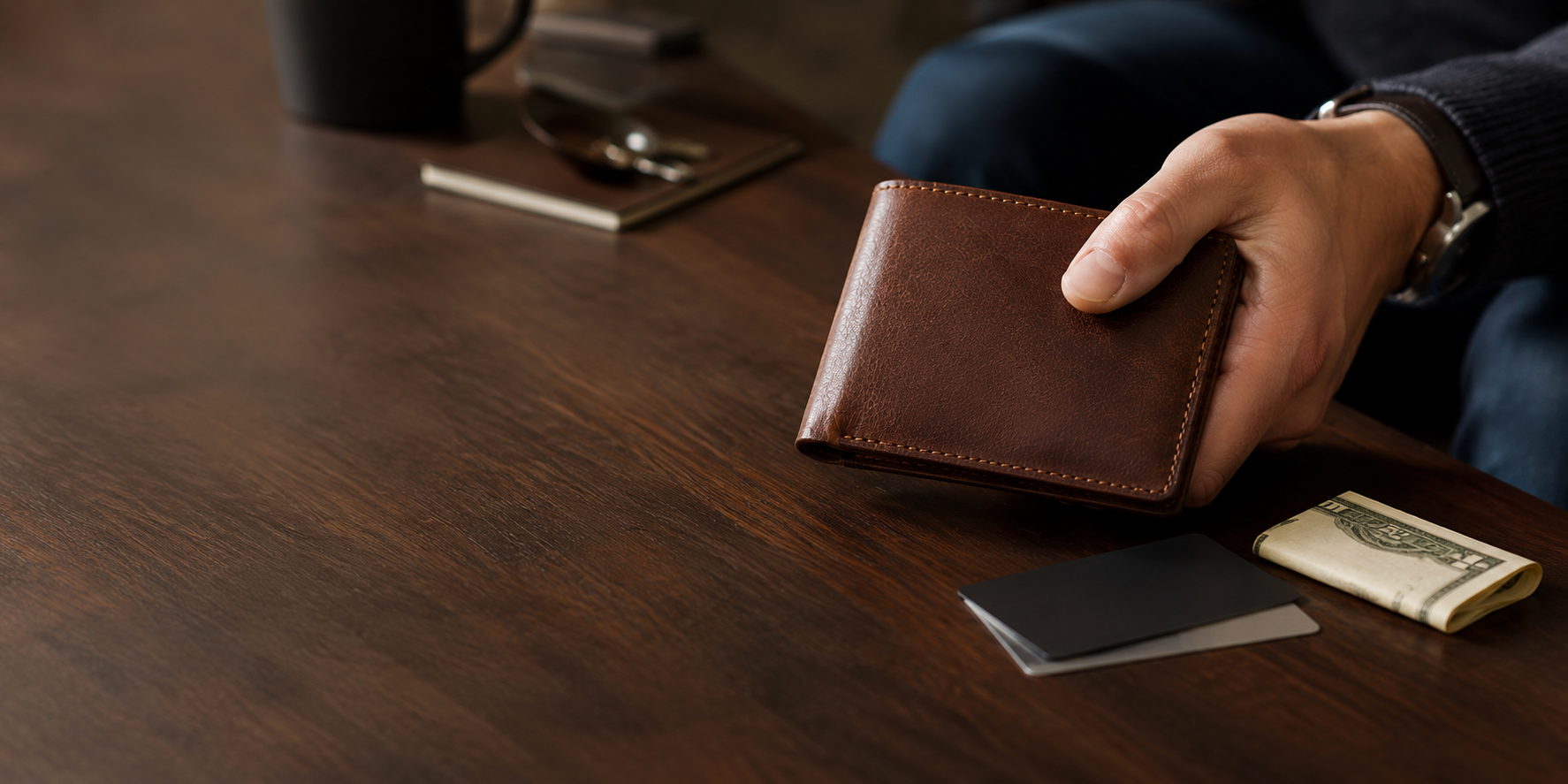 Men's wallets collection