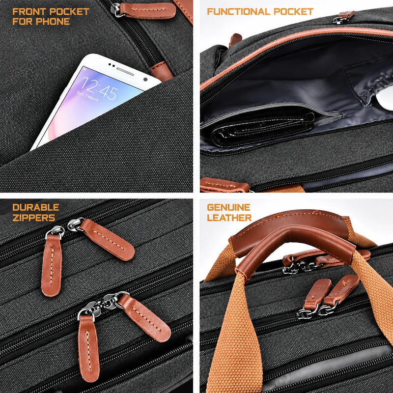 Convertible Laptop Backpack – 17.3 Inch Bag