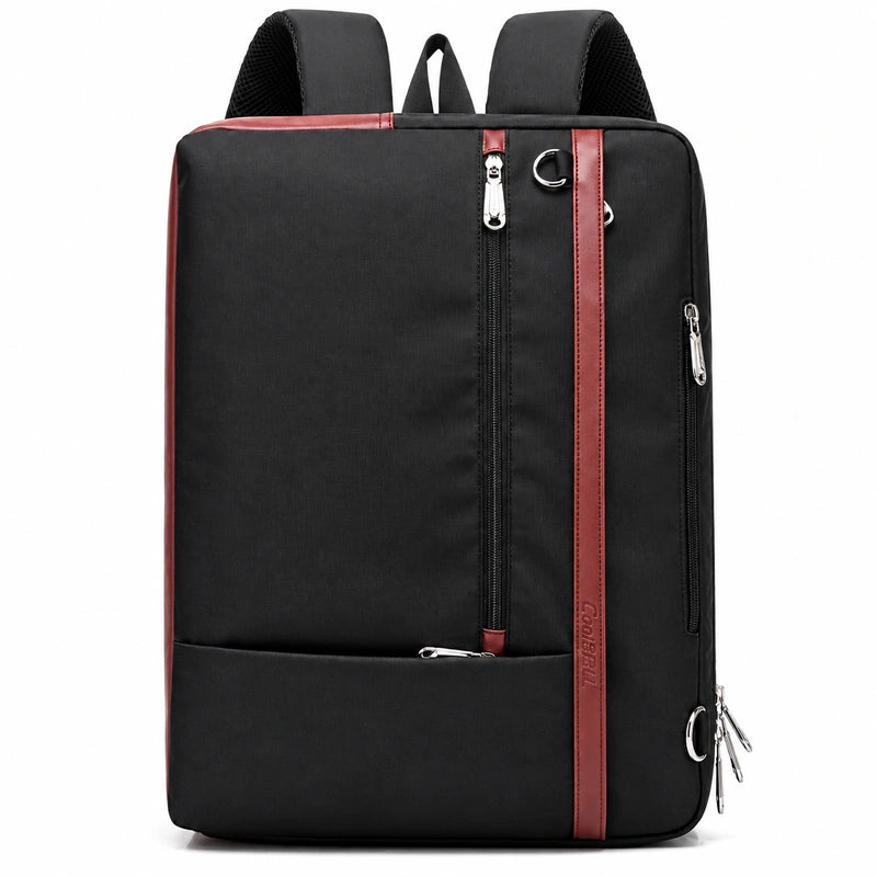 Convertible Laptop Backpack – 17.3 Inch Bag - Black