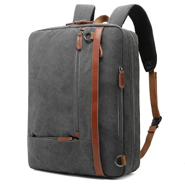 Convertible Laptop Backpack – 17.3 Inch Bag - Dark grey