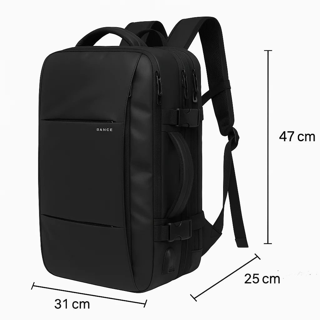 Expandable Travel Backpack – 22L to 37L Carry-On Bag