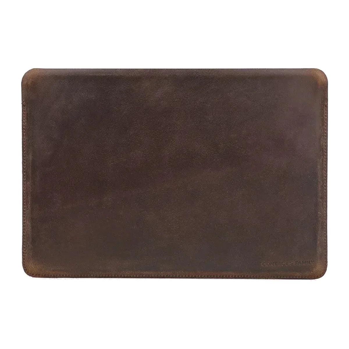 Handmade Leather Laptop Sleeve for 13.3 Inch - Coffee