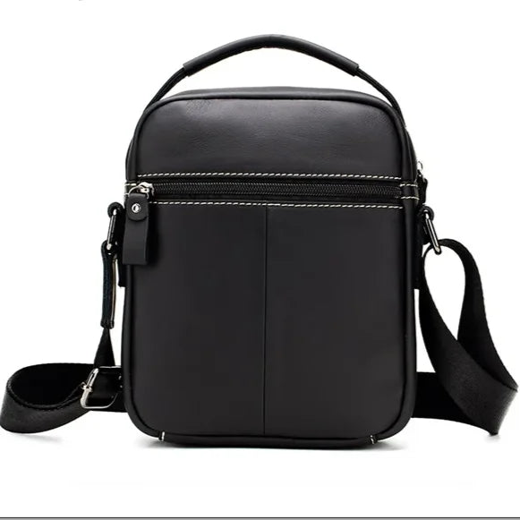 Leather Crossbody Bag for Men – Vertical Everyday Carry