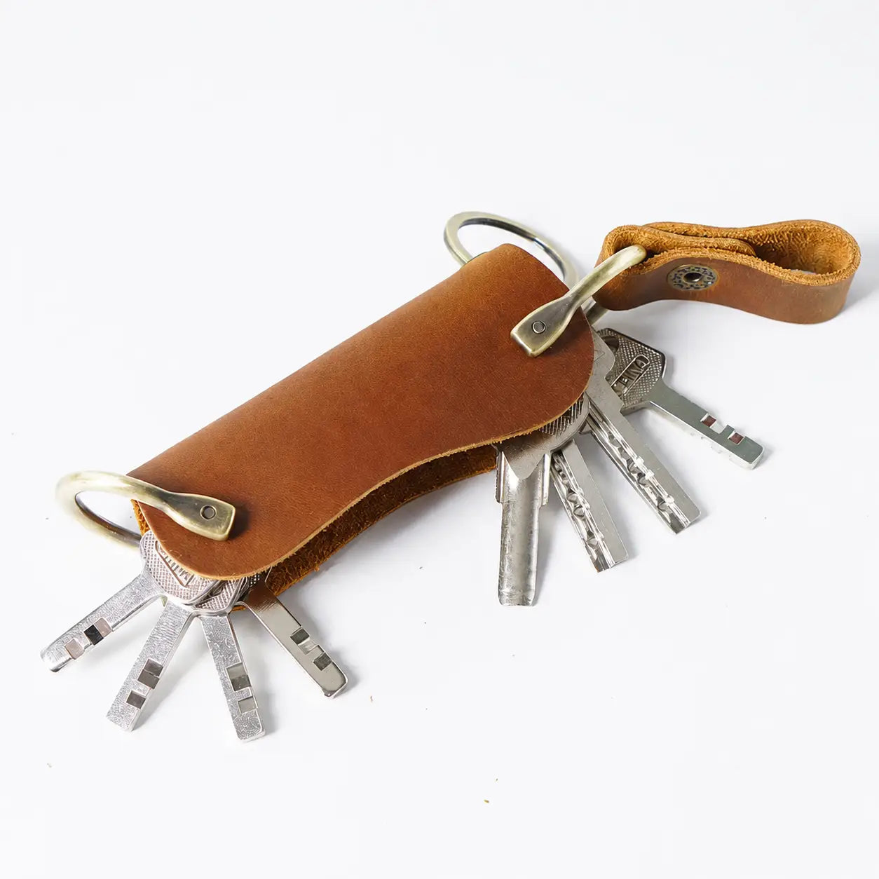 Leather Key Holder – Crazy Horse Key Organizer Case