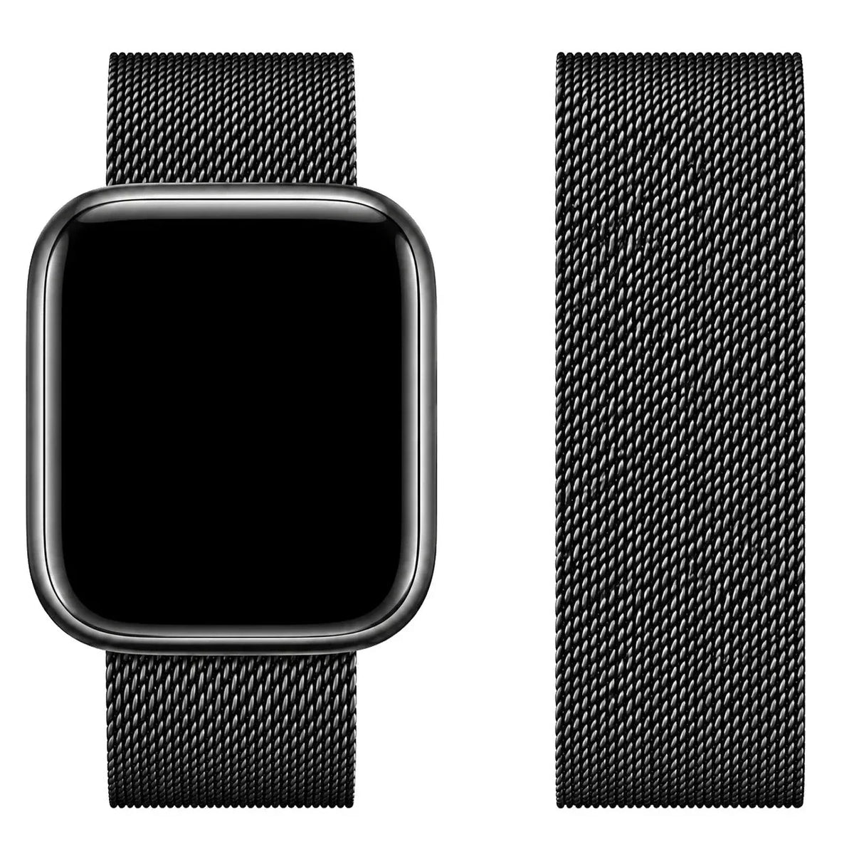 Magnetic Mesh Apple Watch Band - Stainless Steel Milanese Loop