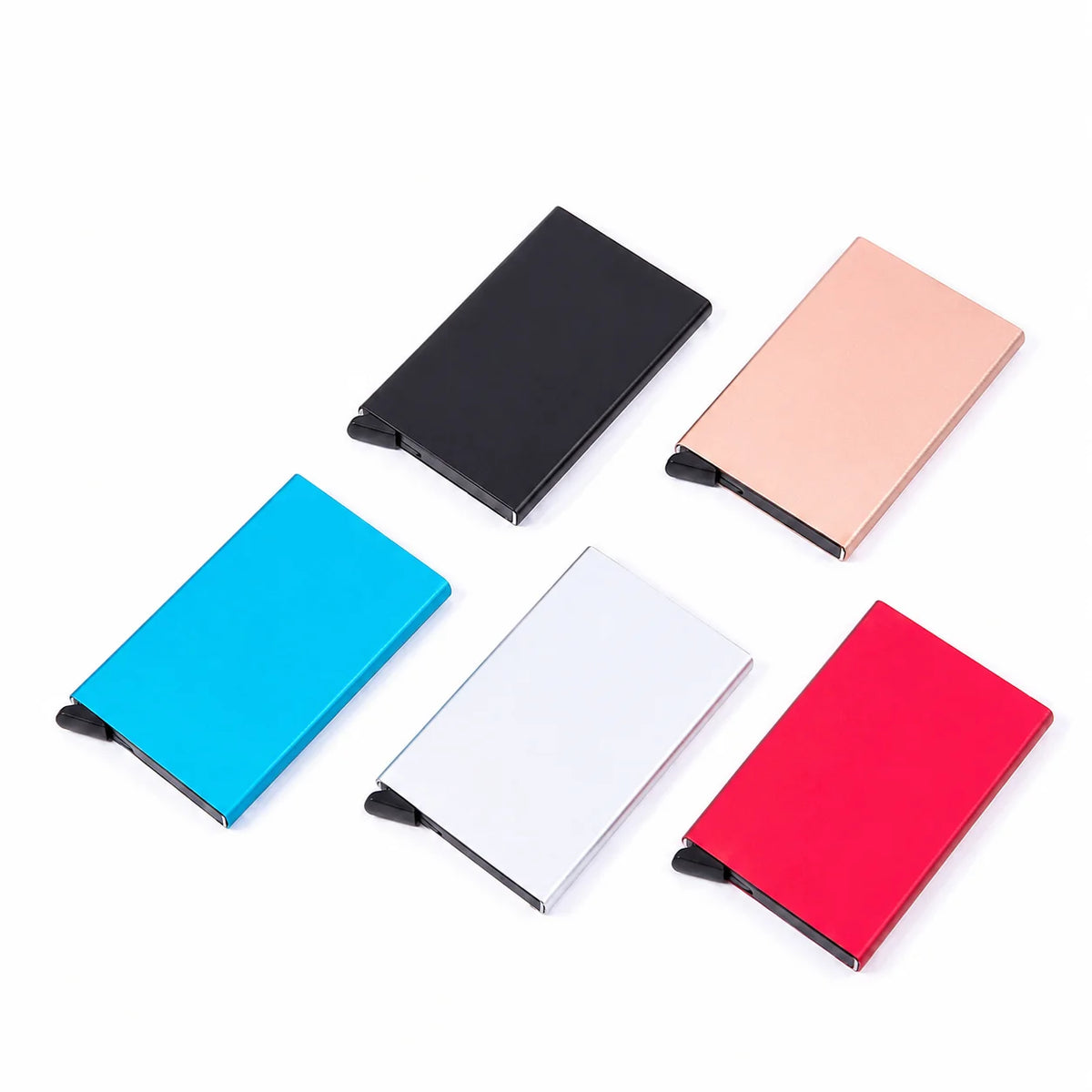 Men’s Aluminum Card Holder - Slim 5-Card RFID Case