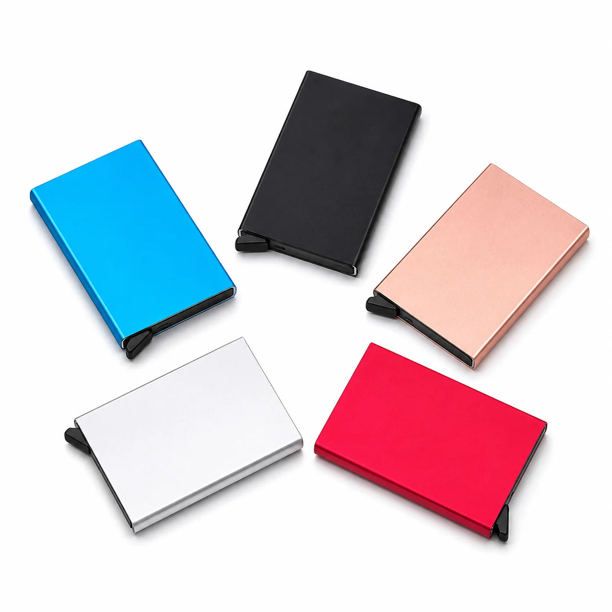 Men’s Aluminum Card Holder - Slim 5-Card RFID Case