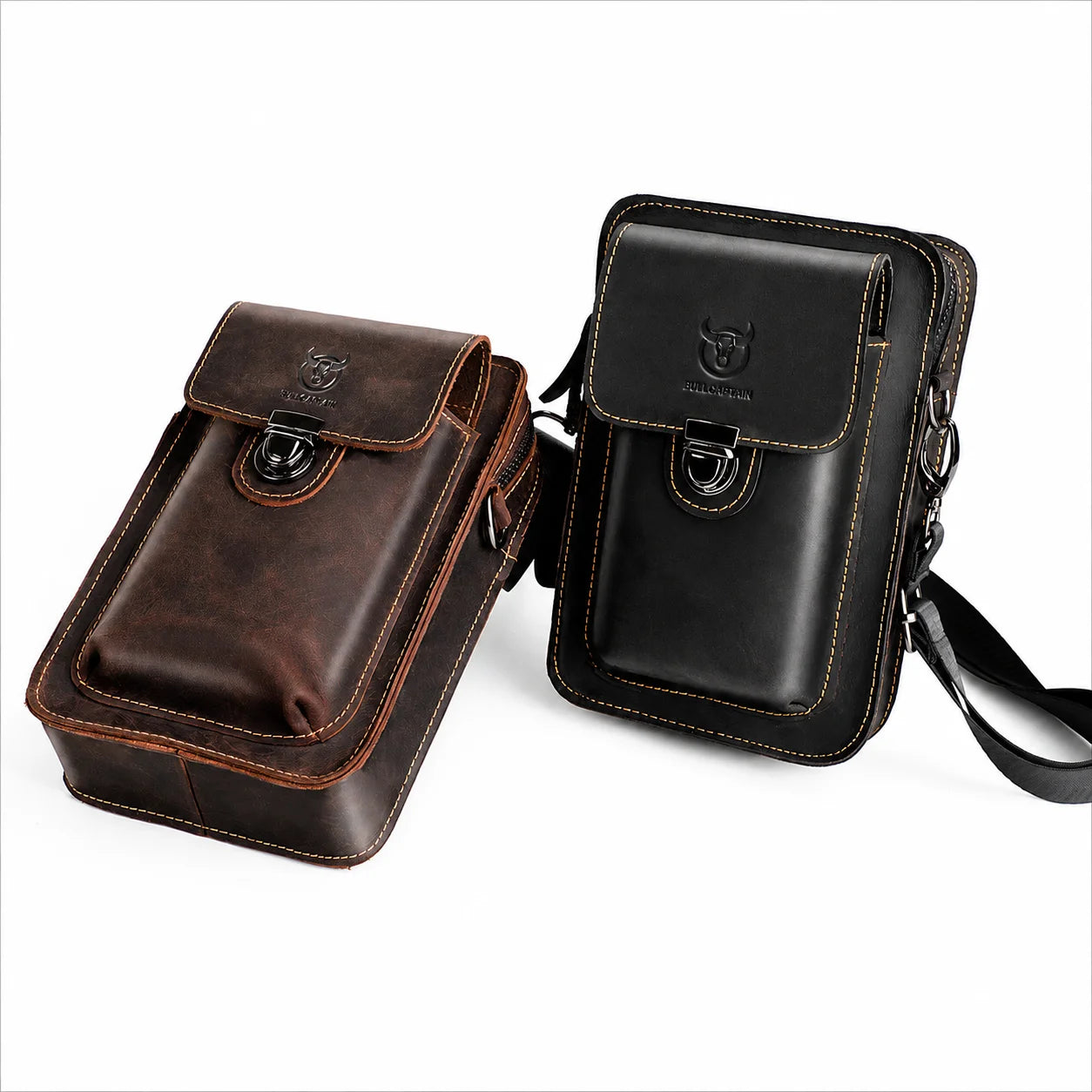 Men’s Belt Pouch - Detachable Strap & Mini Pouch