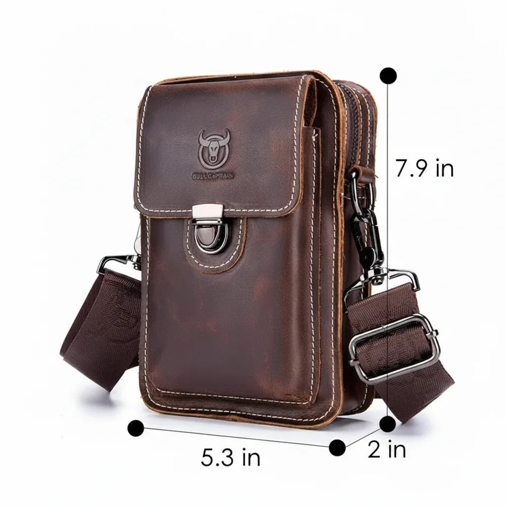 Men’s Belt Pouch - Detachable Strap & Mini Pouch
