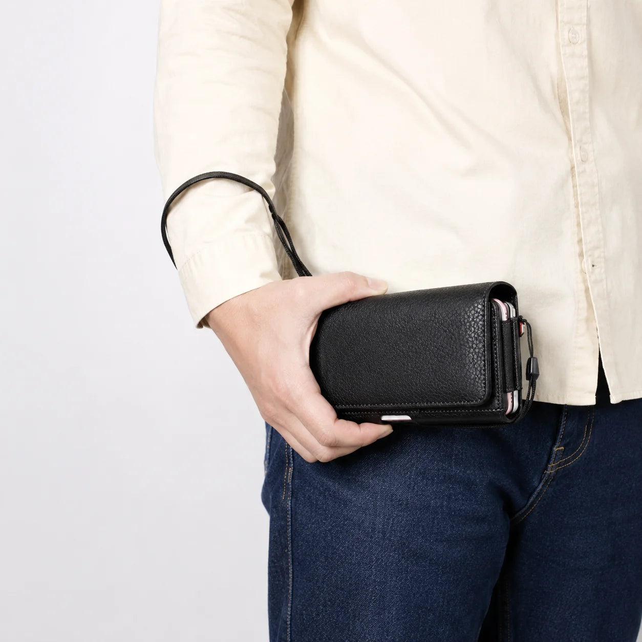 Men’s Belt Pouch - Dual Phone Holster Carry