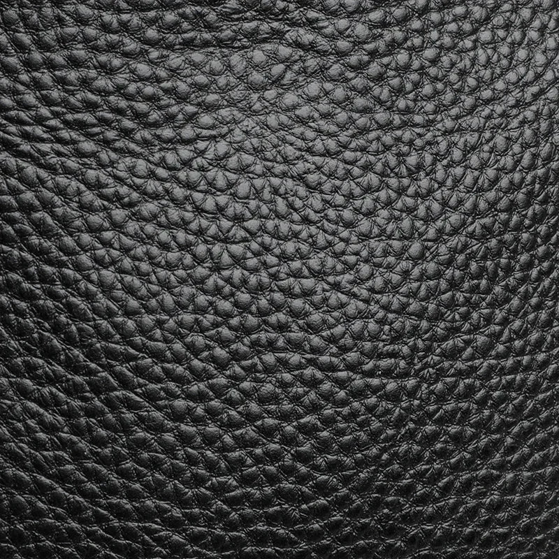 Men’s Black Grained Leather Sling Bag – Minimalist Secure Design