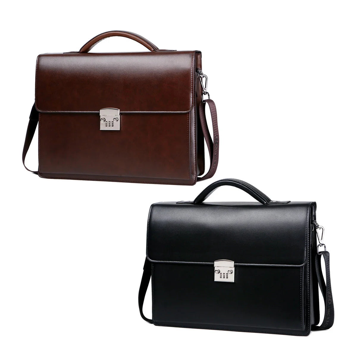 Men’s Briefcase - Combination Lock 16’’ Laptop Bag