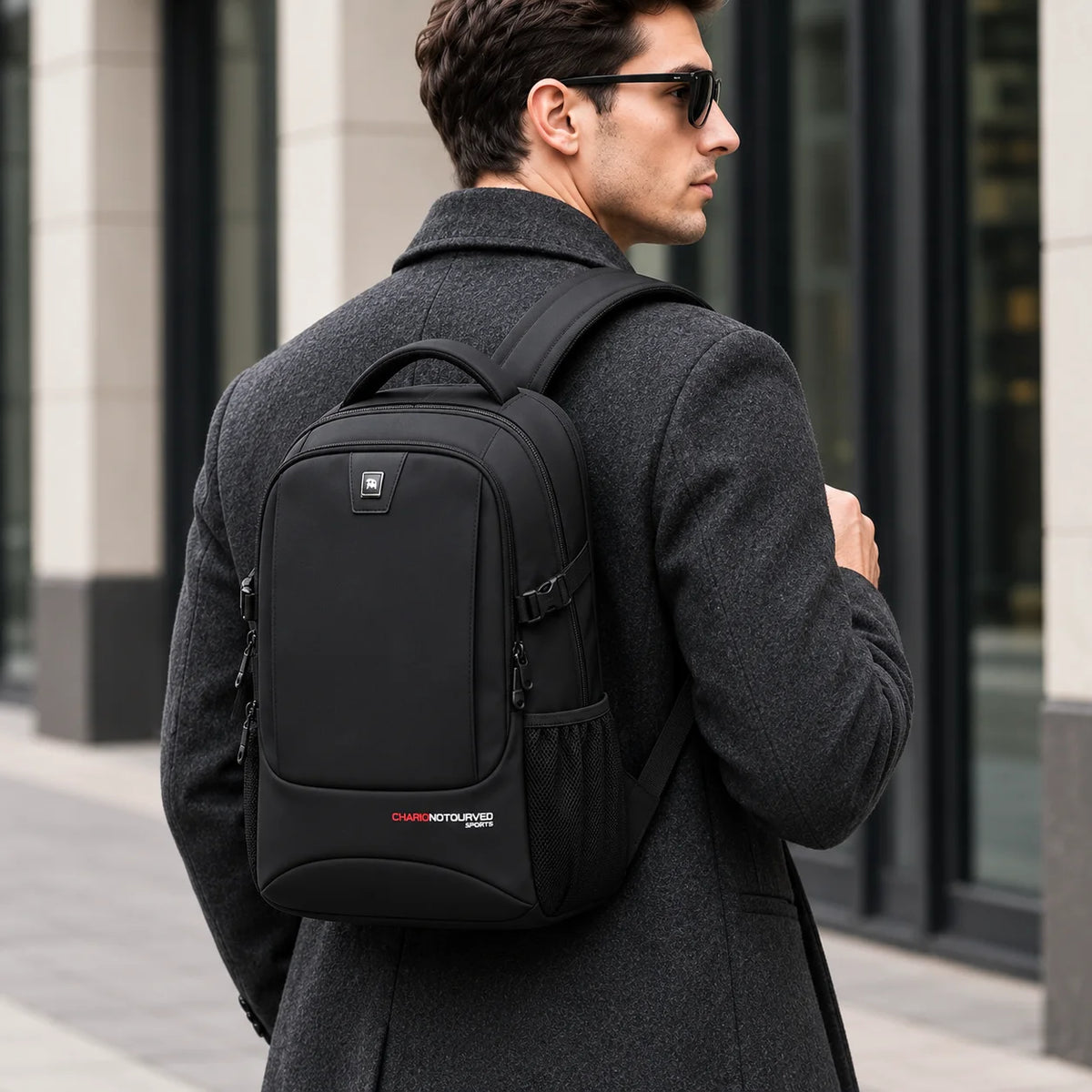 Men’s Business Backpack - Multi-Pocket 15.6’’ Laptop Bag
