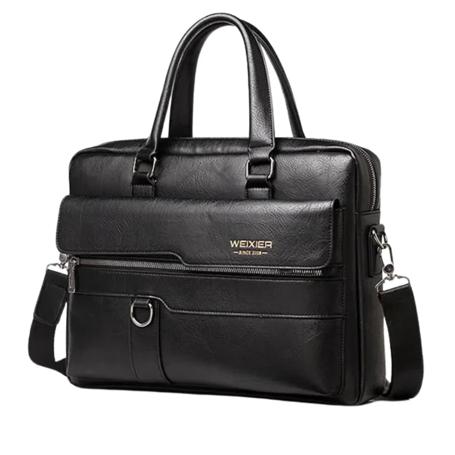 Men’s Business Briefcase – 14 Inch Multi-Compartment Work Bag