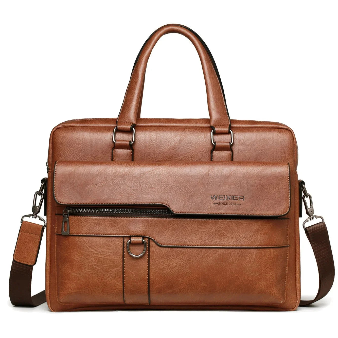 Men’s Business Briefcase – 14 Inch Multi-Compartment Work Bag