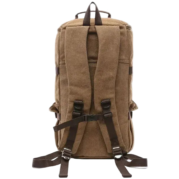 Men’s Canvas Backpack - Convertible 2-Way Carry Bag