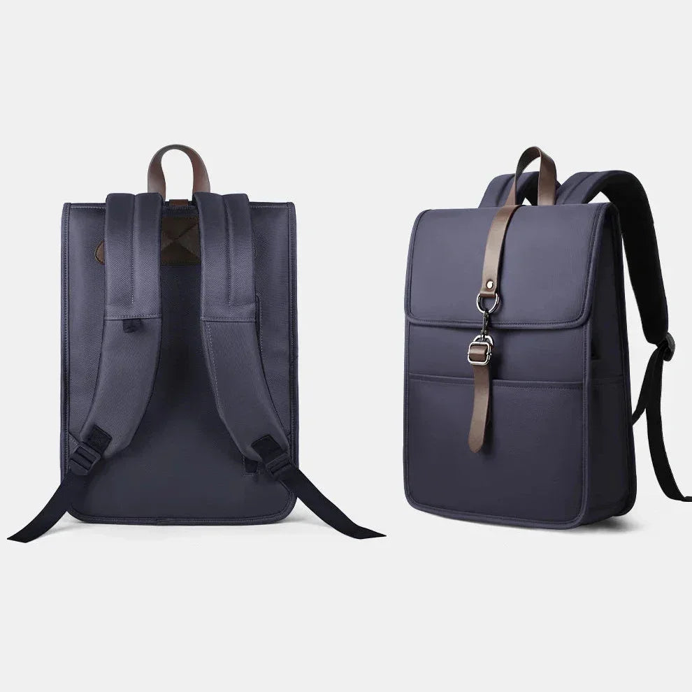 Men’s Canvas Backpack - USB Charging Port Laptop Bag