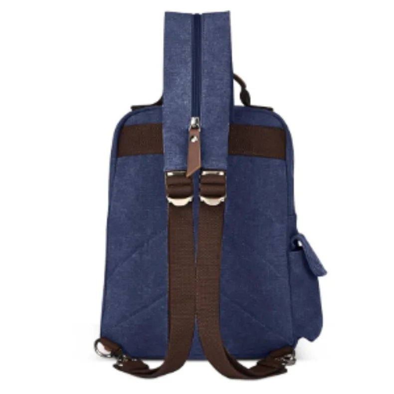 Men’s Canvas Backpack - Vintage Multi-Carry Rucksack