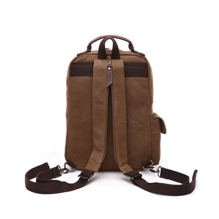 Men’s Canvas Backpack - Vintage Multi-Carry Rucksack