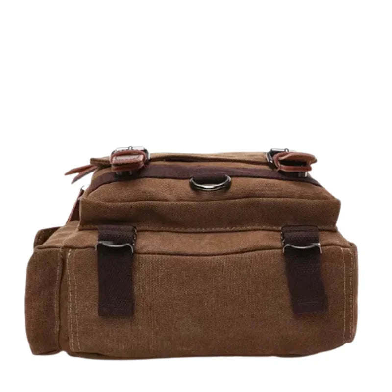 Men’s Canvas Backpack - Vintage Multi-Carry Rucksack