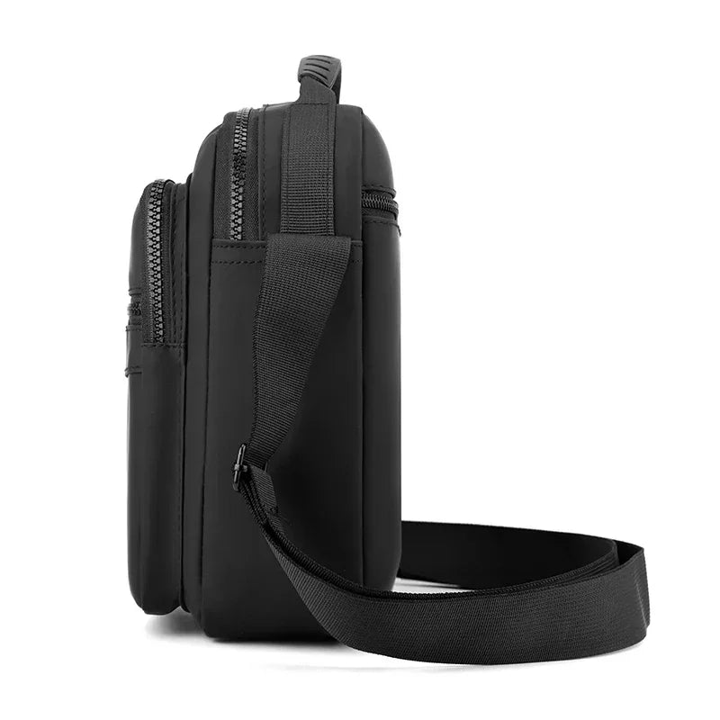 Men’s Crossbody Bag - Dual Zip Pocket Everyday Carry
