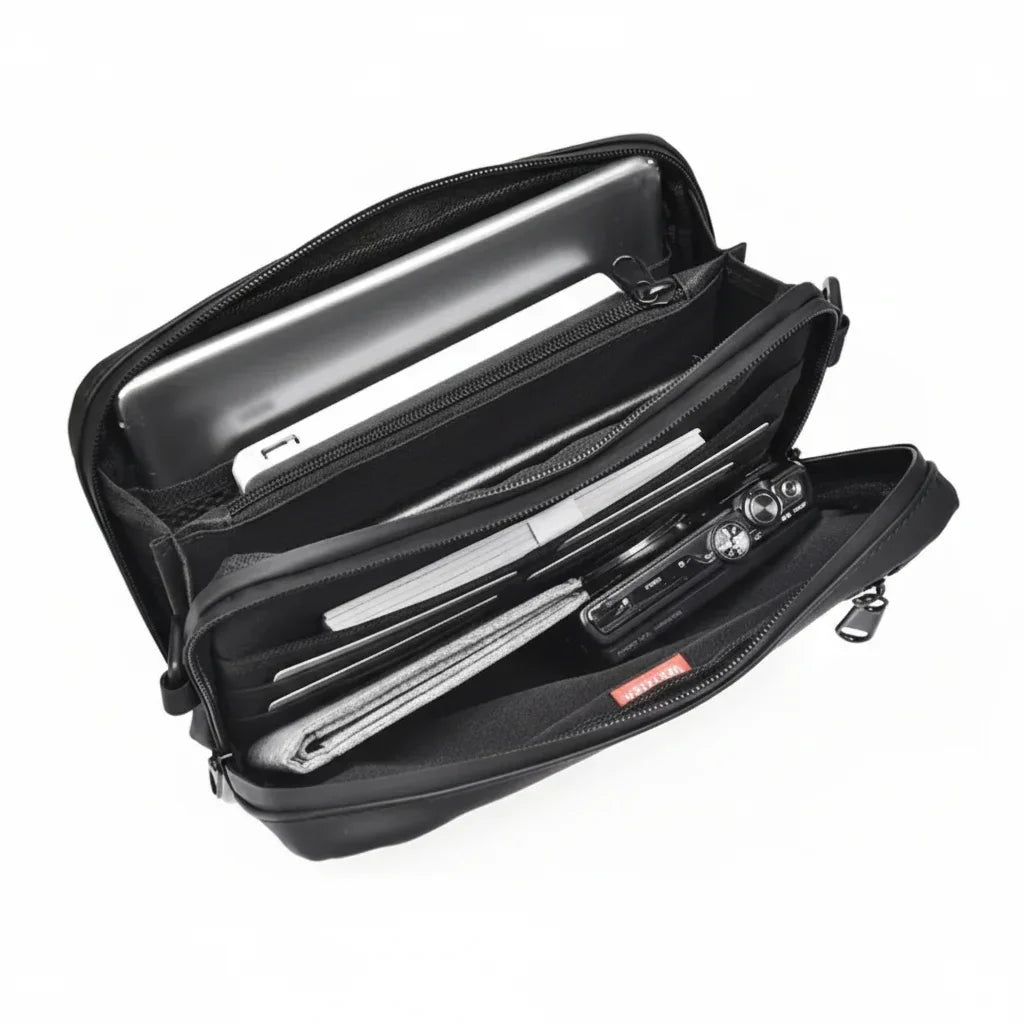Men’s Crossbody Bag - Water-Resistant Touchscreen Pocket