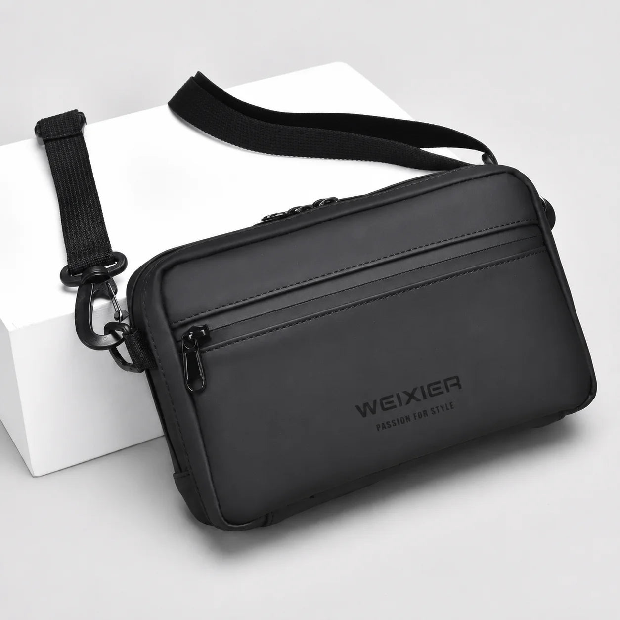 Men’s Crossbody Bag - Water-Resistant Touchscreen Pocket