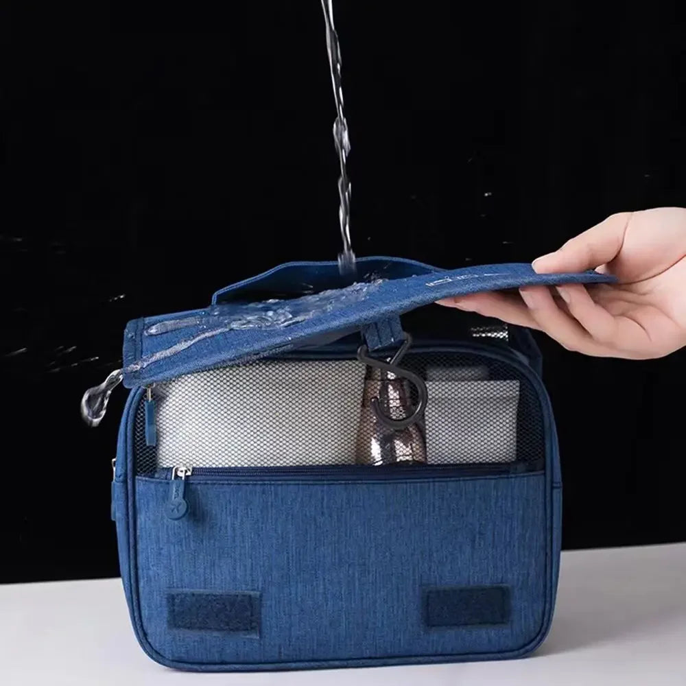 Men’s Hanging Toiletry Bag - 2-Piece Travel Organizer Set