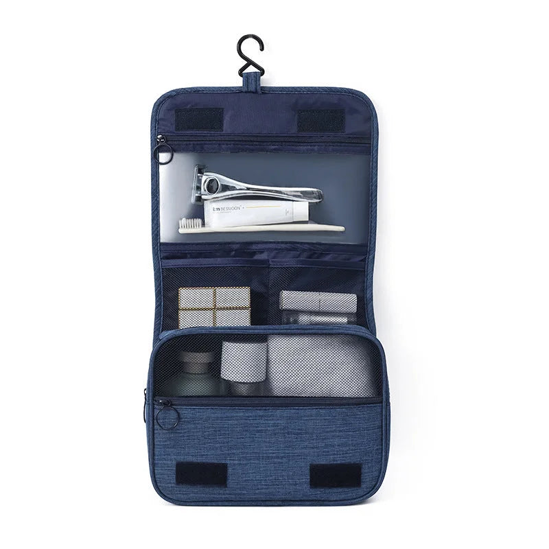 Men’s Hanging Toiletry Bag - 2-Piece Travel Organizer Set
