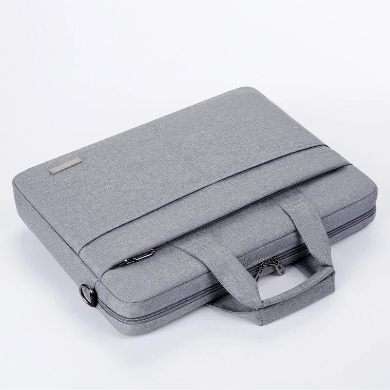 Men’s Laptop Briefcase - 17 Inch Multi-Pocket Shoulder Bag