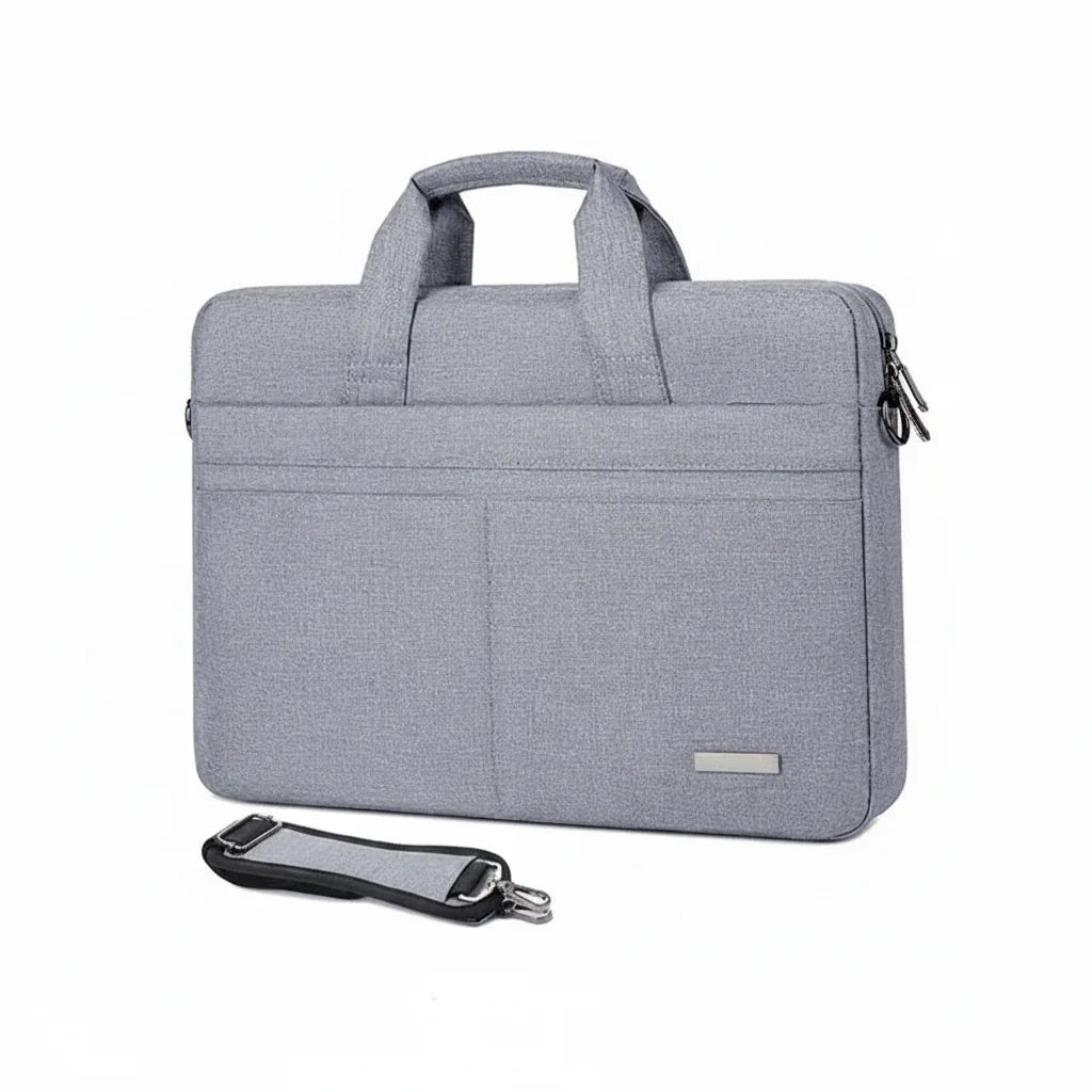 Men’s Laptop Briefcase - 17 Inch Multi-Pocket Shoulder Bag