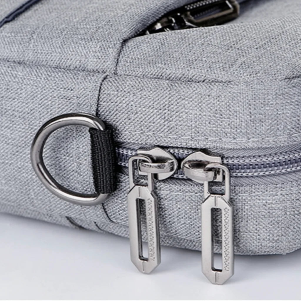 Men’s Laptop Briefcase - 17 Inch Multi-Pocket Shoulder Bag