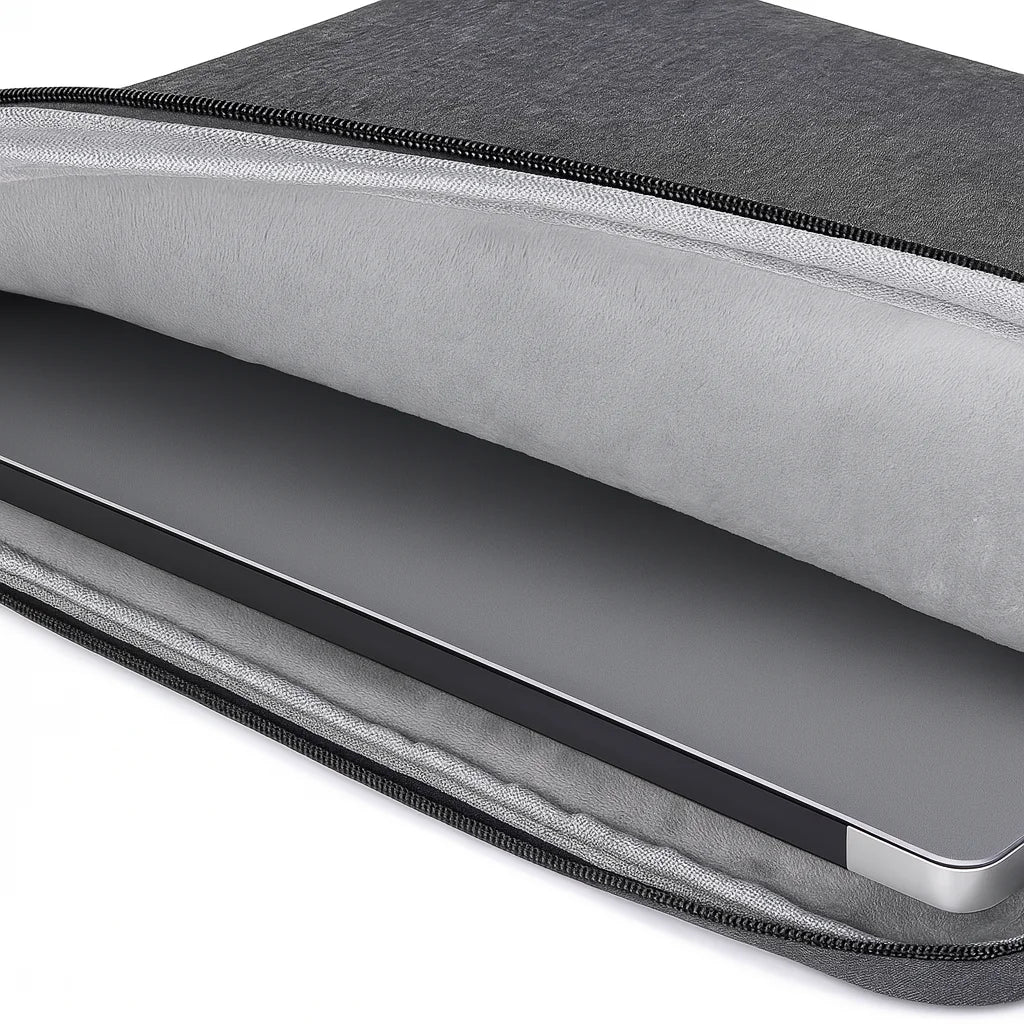 Men’s Padded Laptop Sleeve with Handle & Front Pocket