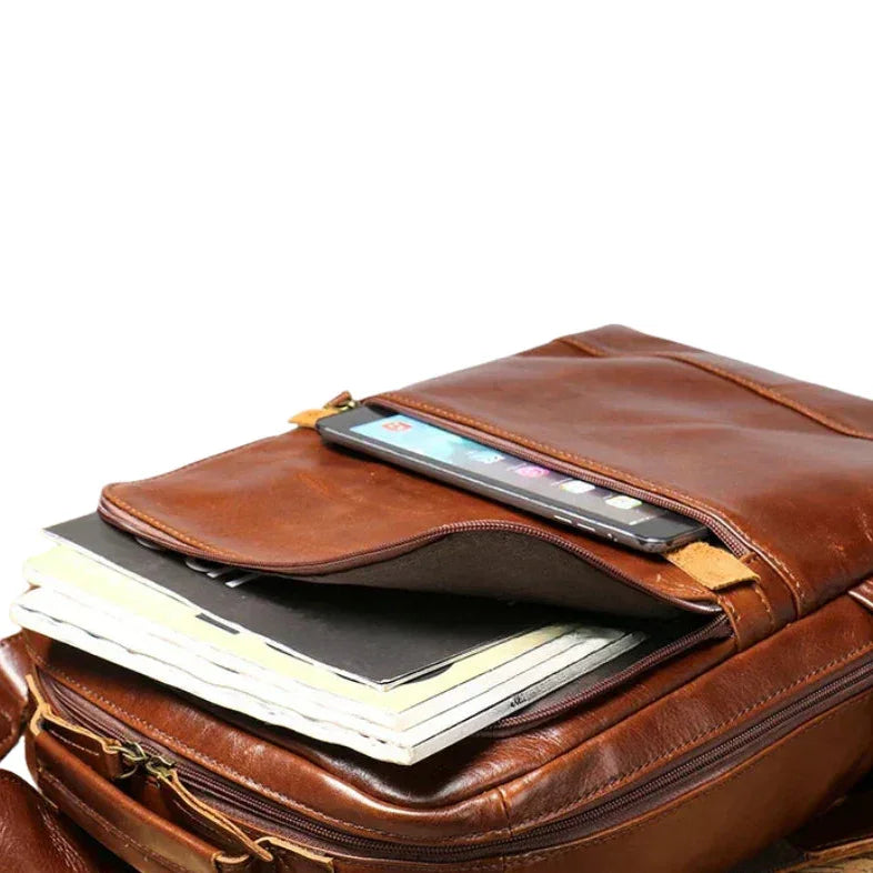 Men’s Leather Backpack – 15 Inch Work & Daily Carry Pack