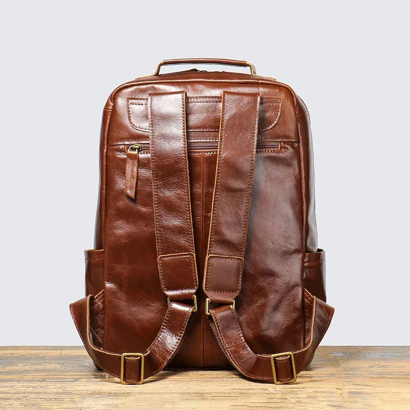 Men’s Leather Backpack – 15 Inch Work & Daily Carry Pack
