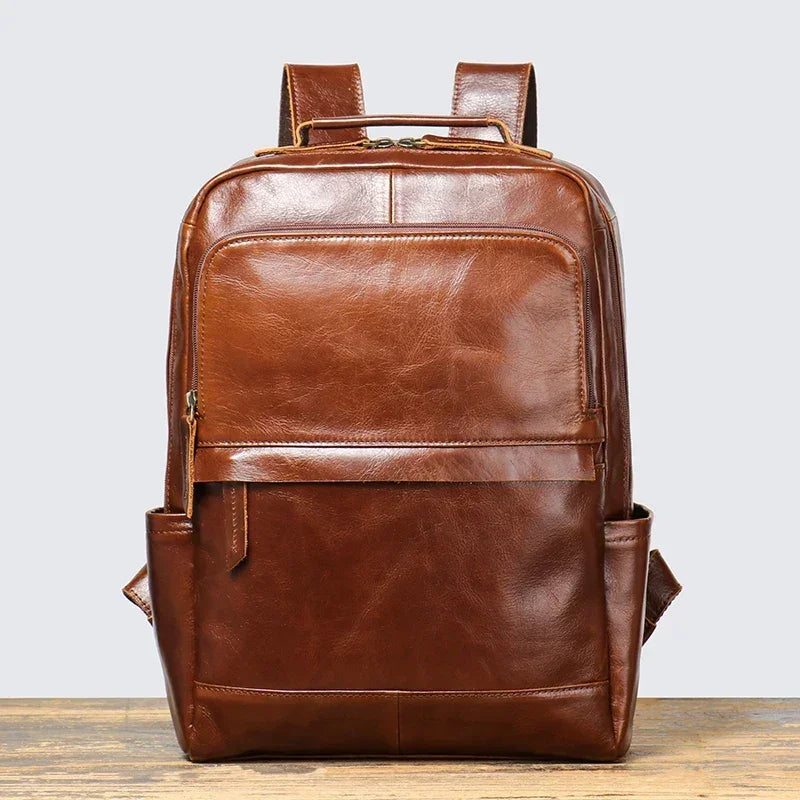 Men’s Leather Backpack – 15 Inch Work & Daily Carry Pack