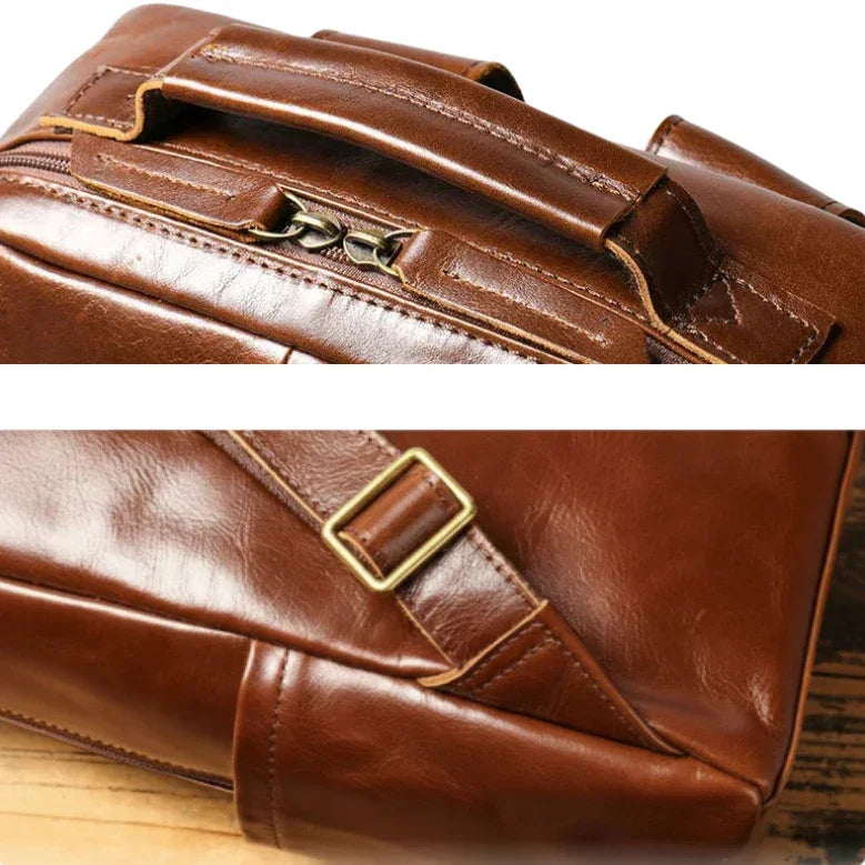 Men’s Leather Backpack – 15 Inch Work & Daily Carry Pack