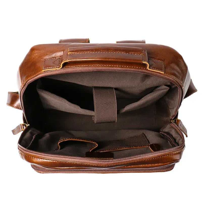 Men’s Leather Backpack – 15 Inch Work & Daily Carry Pack