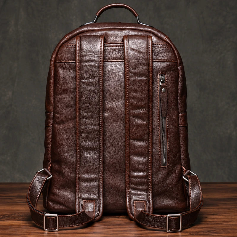 Men’s Leather Work Backpack – 15.6’’ Laptop Carry