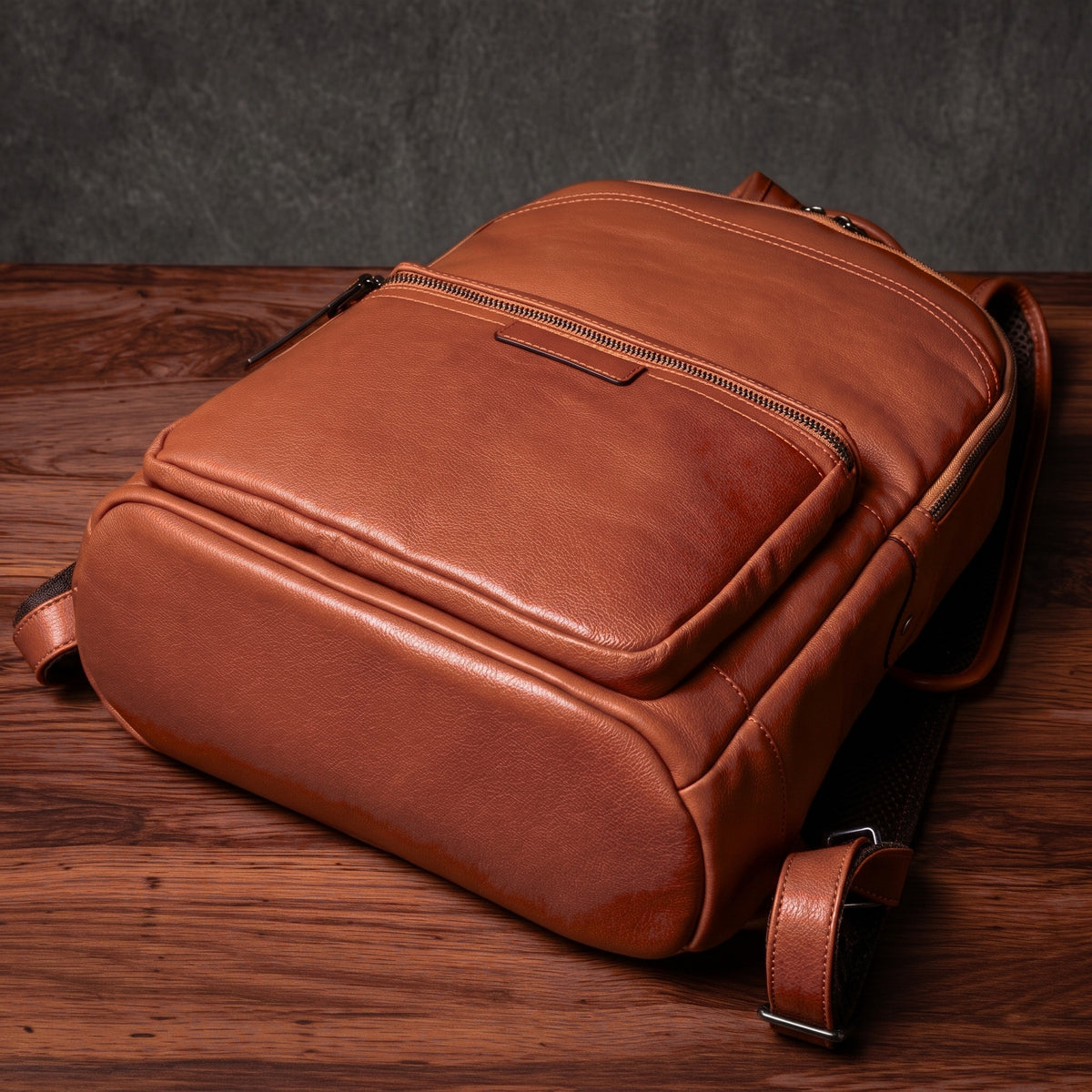 Men’s Leather Work Backpack – 15.6’’ Laptop Carry