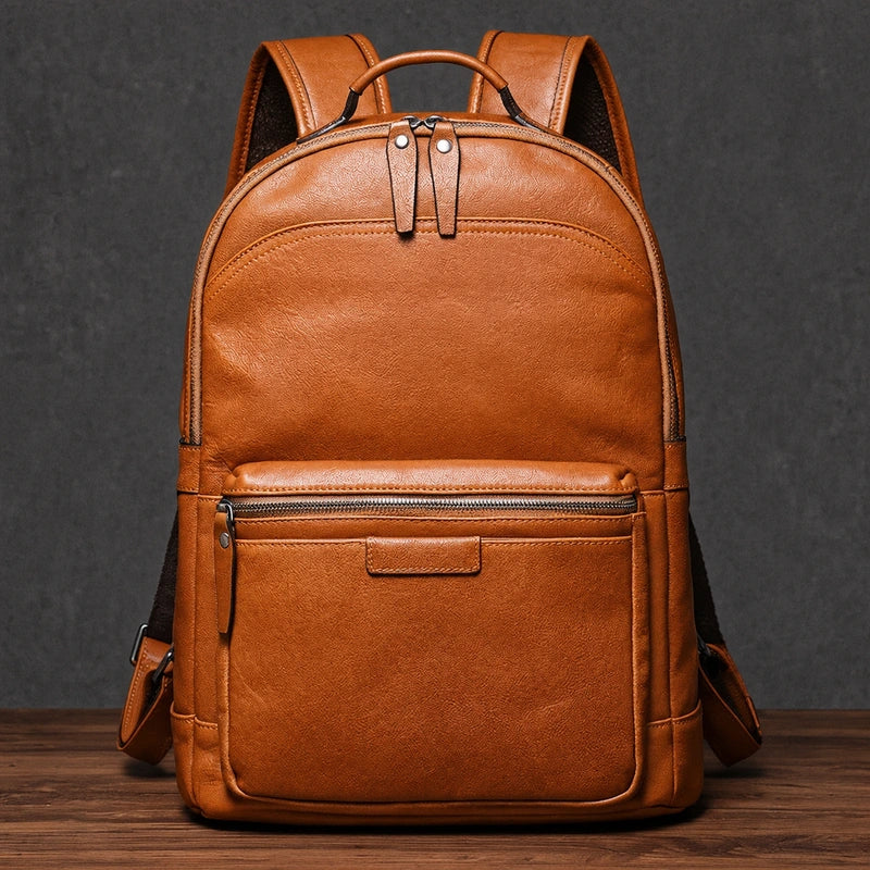 Men’s Leather Work Backpack – 15.6’’ Laptop Carry