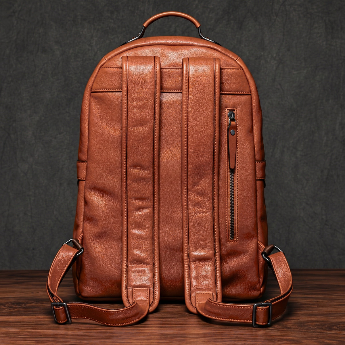 Men’s Leather Work Backpack – 15.6’’ Laptop Carry