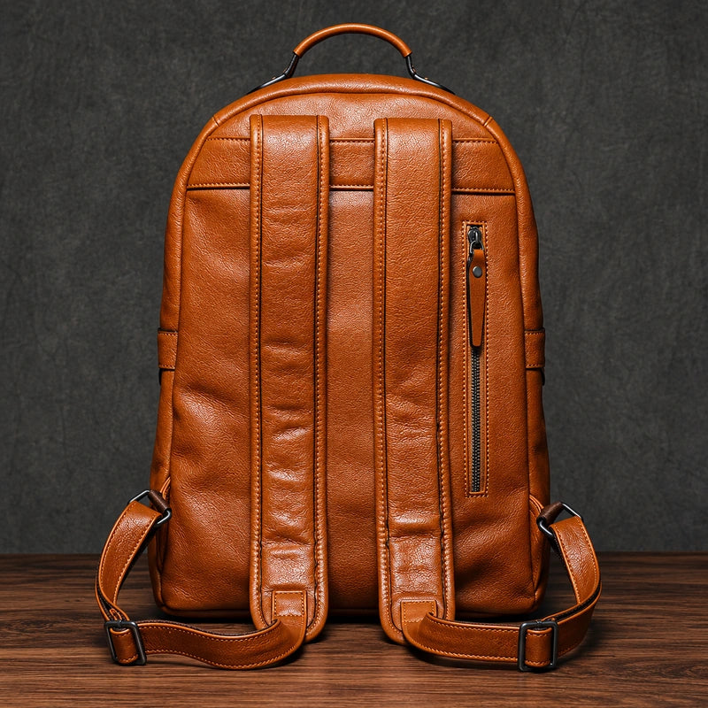 Men’s Leather Work Backpack – 15.6’’ Laptop Carry