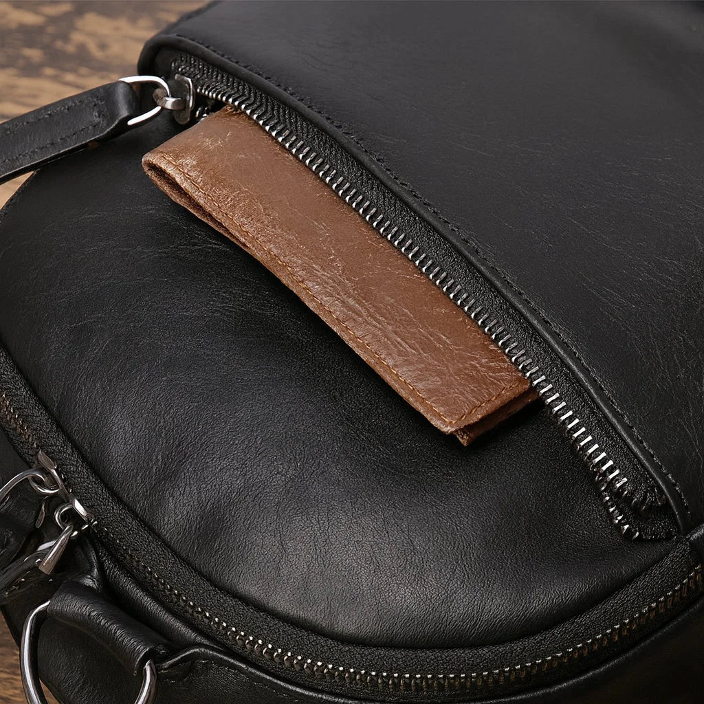 Men’s Leather Backpack - 13’’ Laptop Commuter Bag