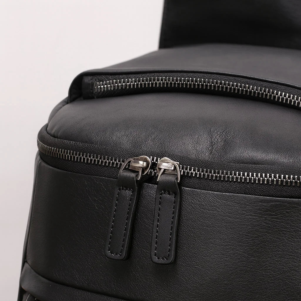 Men’s Leather Backpack - 13’’ Laptop Commuter Bag