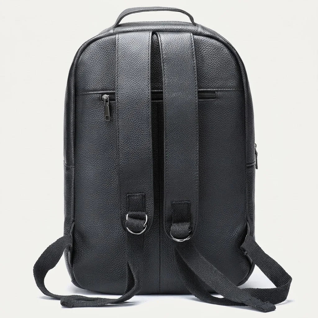 Men’s Leather Backpack - Top Handle Business Bag