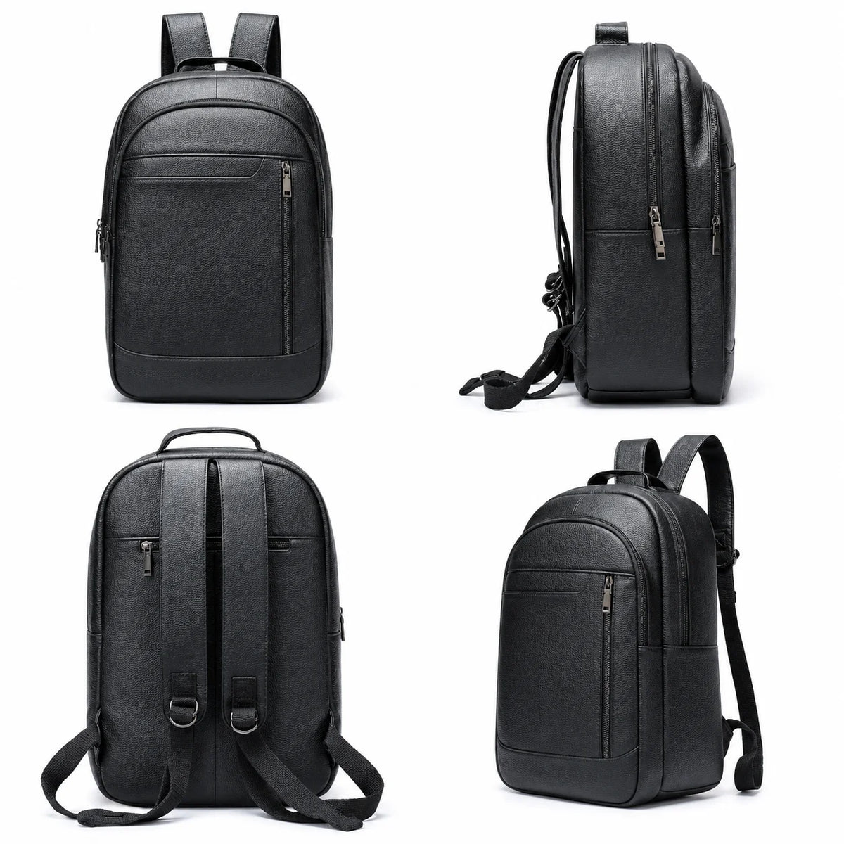 Men’s Leather Backpack - Top Handle Business Bag