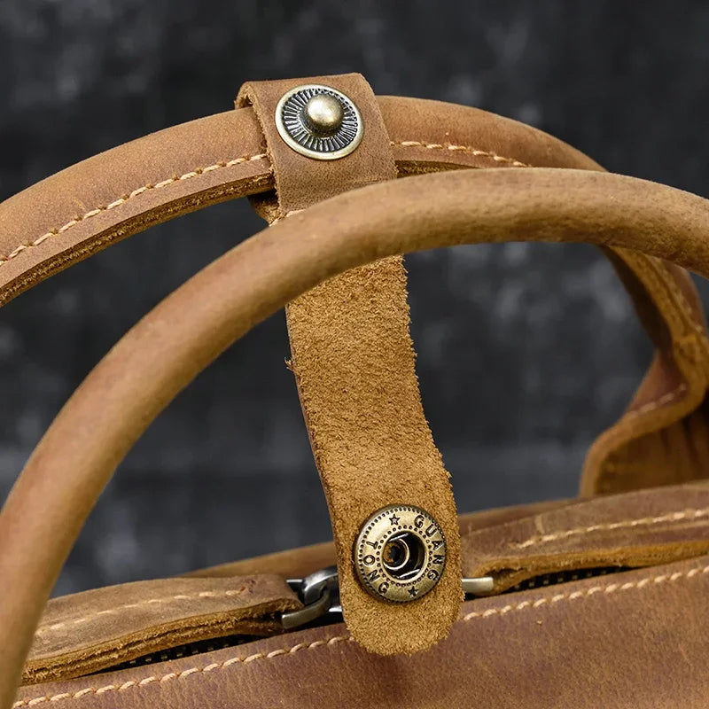 Men’s Leather Briefcase – Structured 15’’ Work Bag