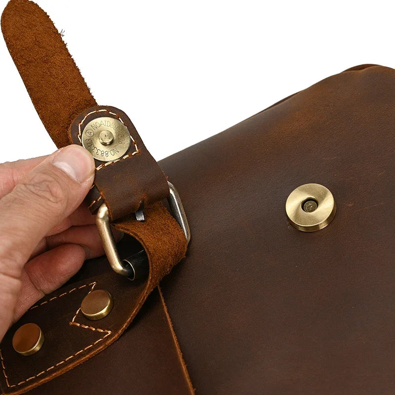 Men’s Leather Briefcase – Structured Business Bag for Professionals