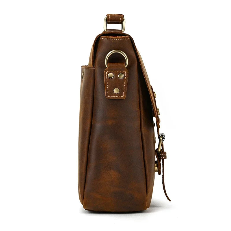Men’s Leather Briefcase – Structured Business Bag for Professionals